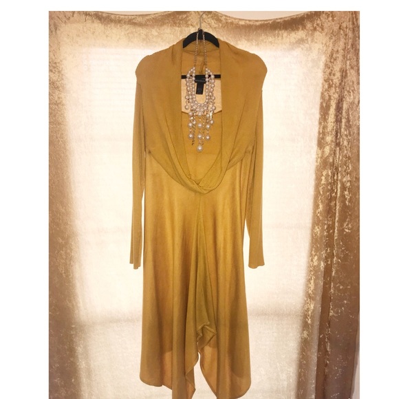 Ashley Stewart Dresses & Skirts - Yellow Sweater Dress Ashley Stewart Dresses & Skirts - Yellow Sweater Dress